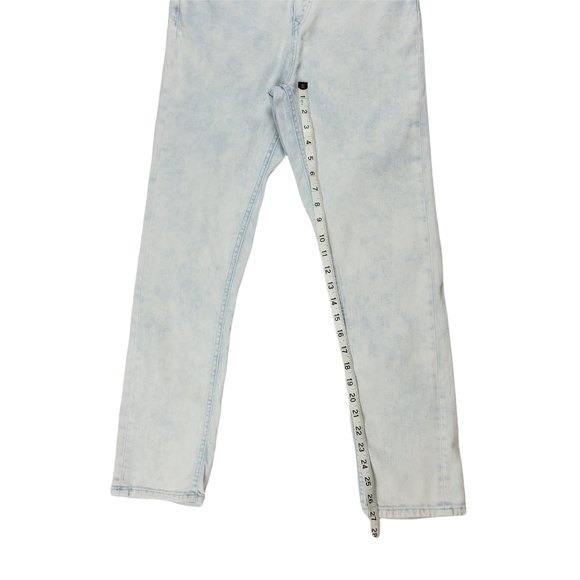 Volcom Girlfriend Ankle Fit High-Rise Jeans, Bleached, 29, Good Used Condition - Picture 9 of 14